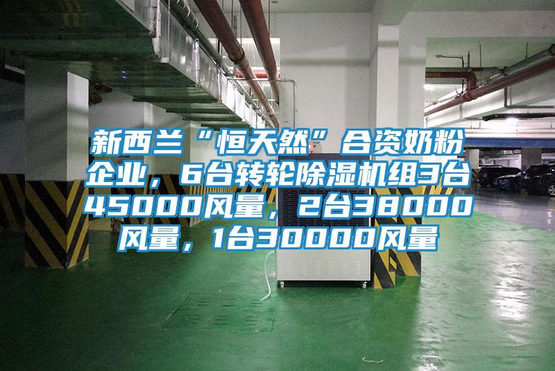 新西蘭“恒天然”合資奶粉企業(yè)，6臺轉(zhuǎn)輪除濕機(jī)組3臺45000風(fēng)量，2臺38000風(fēng)量，1臺30000風(fēng)量