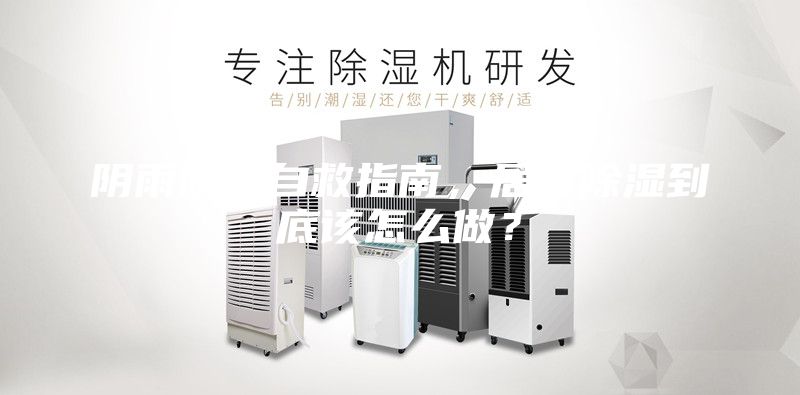 陰雨防潮自救指南,居家除濕到底該怎么做?