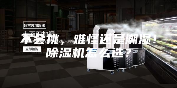 不會挑，難怪還是潮濕！除濕機(jī)怎么選？