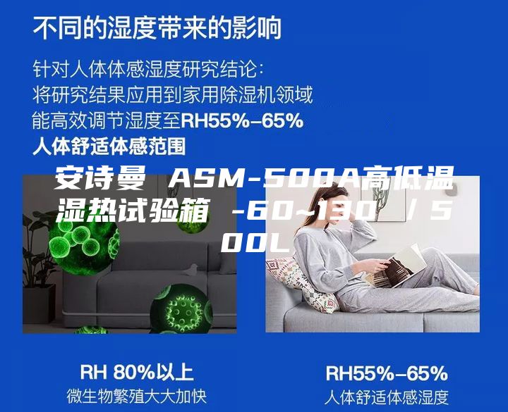 安詩曼 ASM-500A高低溫濕熱試驗(yàn)箱 -60~130℃/500L