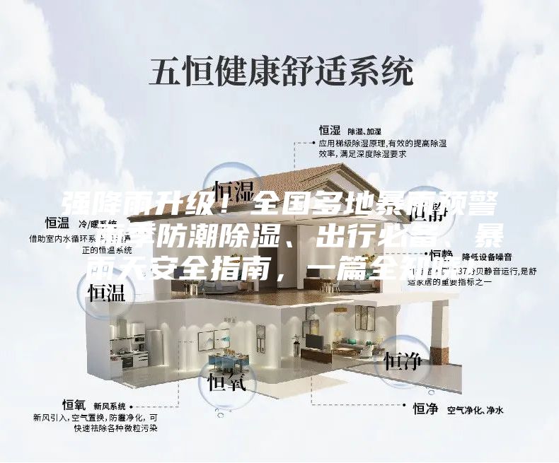 強降雨升級!全國多地暴雨預(yù)警,雨季防潮除濕、出行必備、暴雨天安全指南,一篇全知曉!