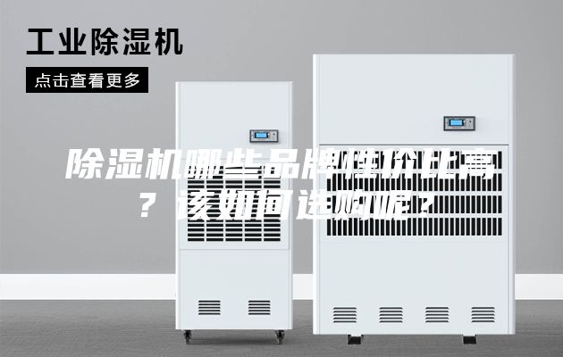 除濕機哪些品牌性價比高?該如何選購呢?