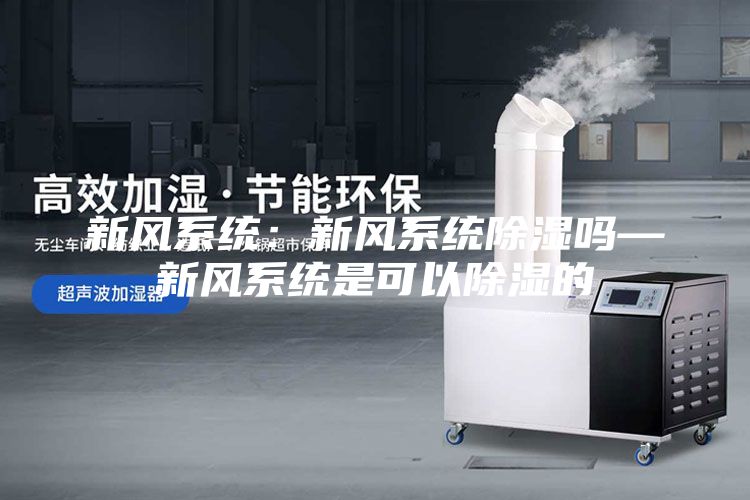 新風系統(tǒng):新風系統(tǒng)除濕嗎—新風系統(tǒng)是可以除濕的