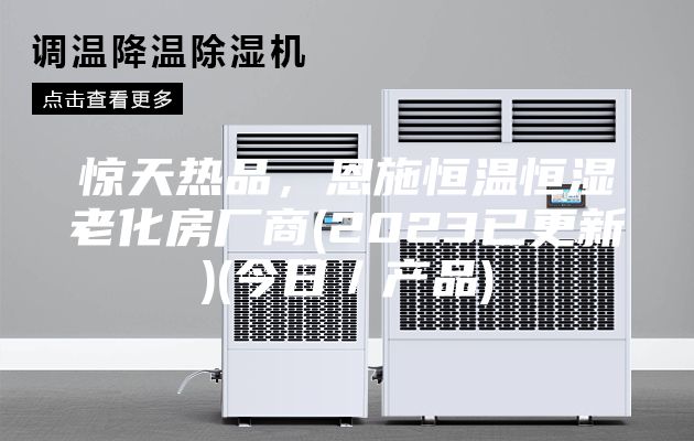 驚天熱品，恩施恒溫恒濕老化房廠商(2023已更新)(今日／產(chǎn)品)