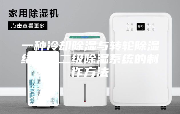 一種冷卻除濕與轉(zhuǎn)輪除濕結(jié)合的二級除濕系統(tǒng)的制作方法