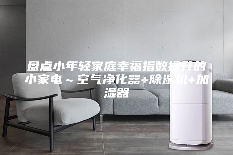 盤點小年輕家庭幸福指數提升的小家電~空氣凈化器+除濕機+加濕器