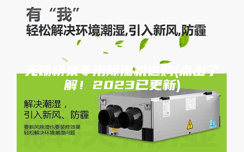 無錫橋梁專用除濕機選購(點擊了解！2023已更新)